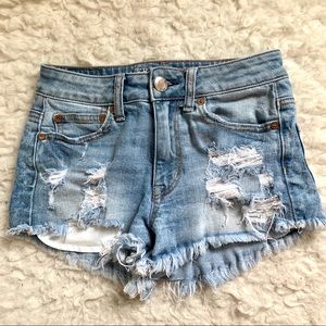 American Eagle Festival Hi-Rise Jean Shorts